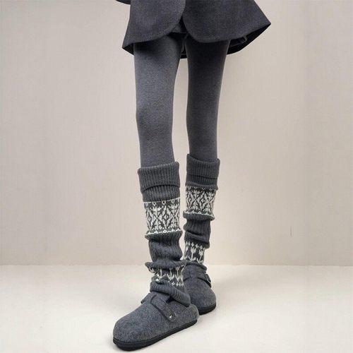 百穿不厌的费尔岛袜套！秋冬氛围感的神器！直接化身为韩剧女主！ - 图0