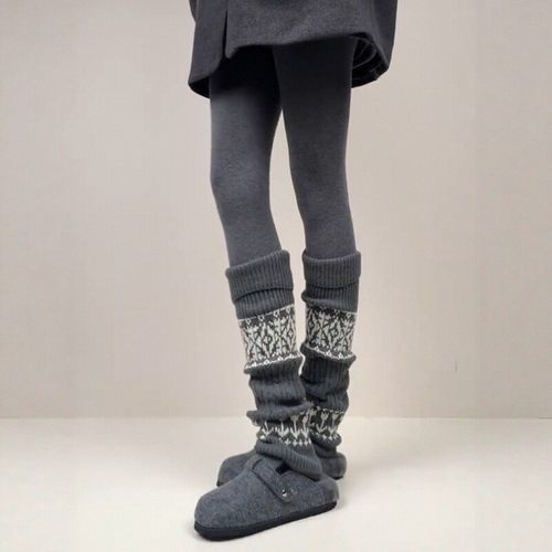 百穿不厌的费尔岛袜套！秋冬氛围感的神器！直接化身为韩剧女主！ - 图3