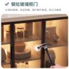 Rock panel kitchen cabinet household multi-layer side cabinet living room multi-function storage cabinet movable storage island