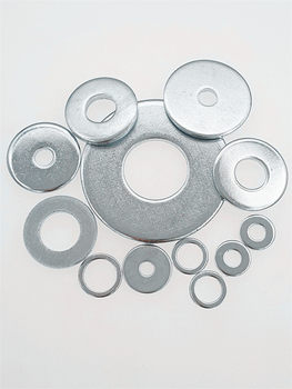 Galvanized flat gasket washer ທາດເຫຼັກ enlarged thickened round gasket screw washer ຮາບພຽງຂະຫນາດນ້ອຍ meson m68102