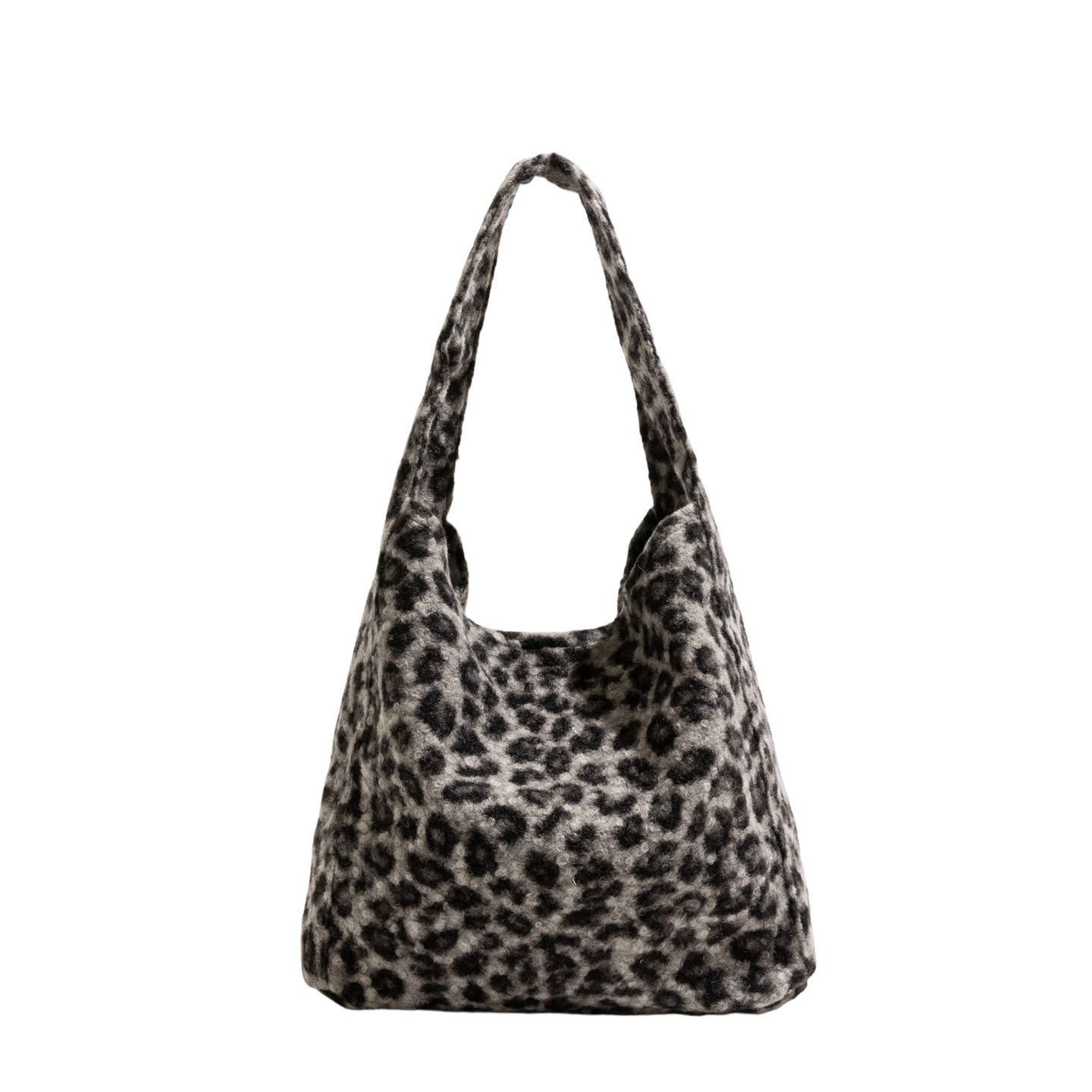 格调studio秋季毛呢豹纹包包女式2025年新款单肩包慵懒松弛托特包,淘宝优惠券,粉丝福利购,淘宝优惠卷