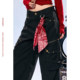 BeerBro celebrity style 100% cotton twill street hottie loose casual overalls with hanging accessories