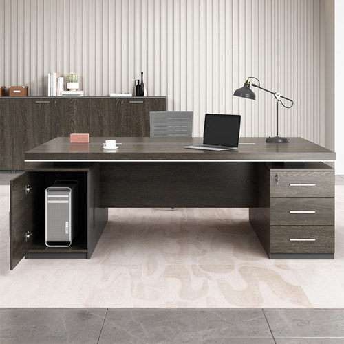 办公桌双人位面对面经理室现代老板桌椅组合财务电脑桌子两人一体 - 图3