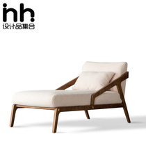 Nordic Minimalist Sloth Couch Reclining Bedroom Your Courtesans Chair Solid Wood Backrest Sofa Bed Book House View Shaded Chair