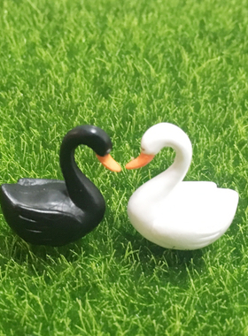 多肉植物花盆装饰品小摆件苔藓微景观diy配件成对小动物zakka杂货