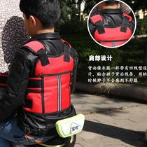 Electric motorcycle safety belt baby baby anti-fall strap children integrated riding harness kid protection belt