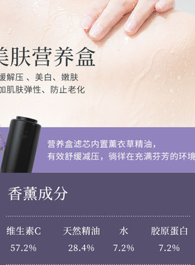 moido小活泉淋浴头 家用沐浴VC除氯喷头莲蓬头 增压过滤美肤花洒