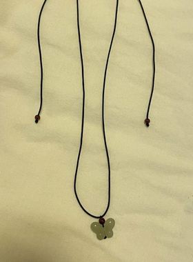 2025新款手工编织项链情侣简约精致礼物防玉蝴蝶项链爆款