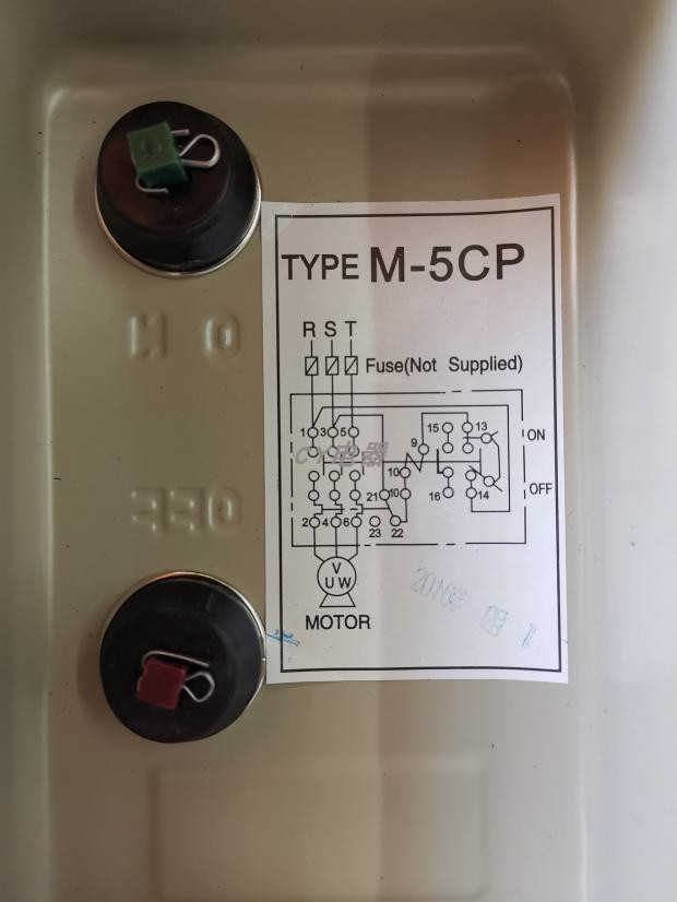 LS磁力启动器TYPE M-5CP/3电机马达开关保护器7.5KW 8-16A AC380V - 图0