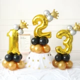 Цифровой 0-9 Balloon Pillar Road Gide