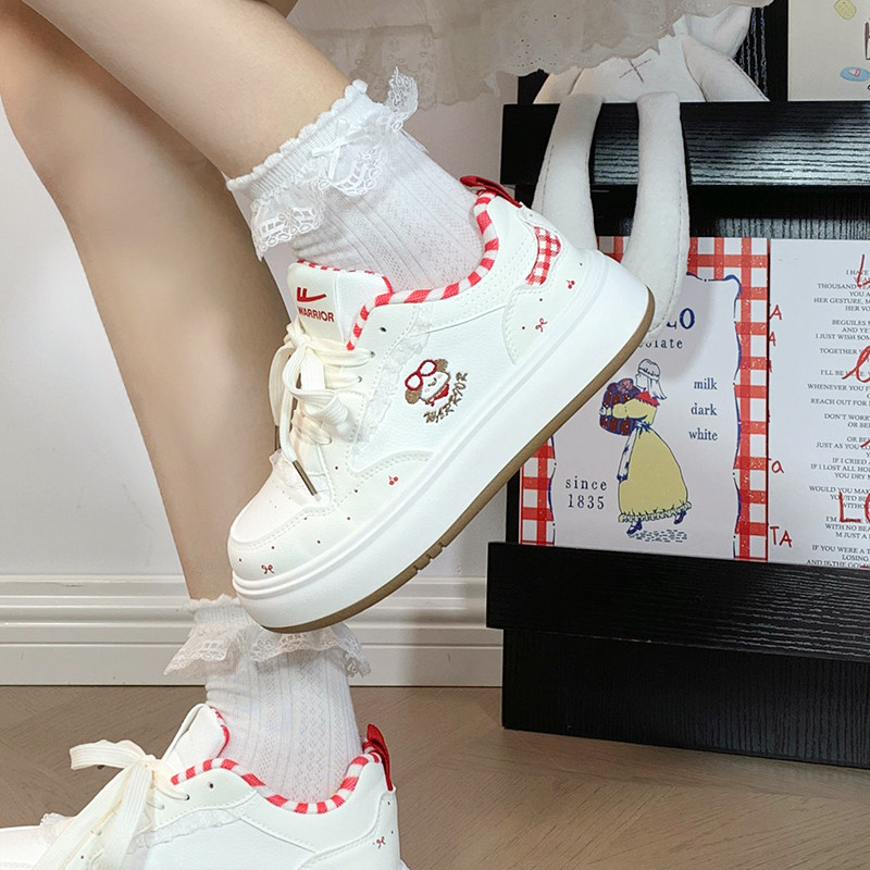 回力女鞋可爱小狗厚底小白鞋子女2026新款爆款百搭原创小众板鞋女,淘宝优惠券,粉丝福利购,淘宝优惠卷