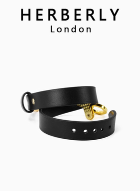 个性颈环项链牵引黑色项圈装饰品