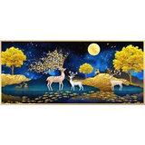 2022 Новая вышиваемая вышиваемая вышиваемая вышивка, полная вышивка, простая современная оленя ручной работы