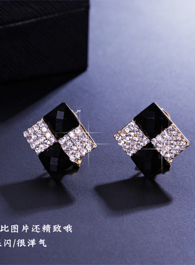 魔方百搭超仙气质简约个性耳环
