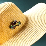 灵心造 Высококлассная брошь ручной работы на лацкан, изысканный велосипед, булавка, аксессуар, значок, Индия, с вышивкой