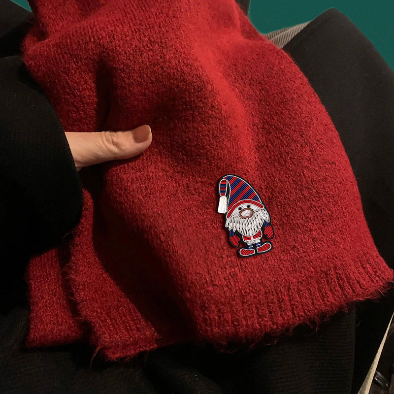 灵心造印度丝手工刺绣别针衣服装饰高档精致圣诞节树圣诞老人胸针,淘宝优惠券,粉丝福利购,淘宝优惠卷