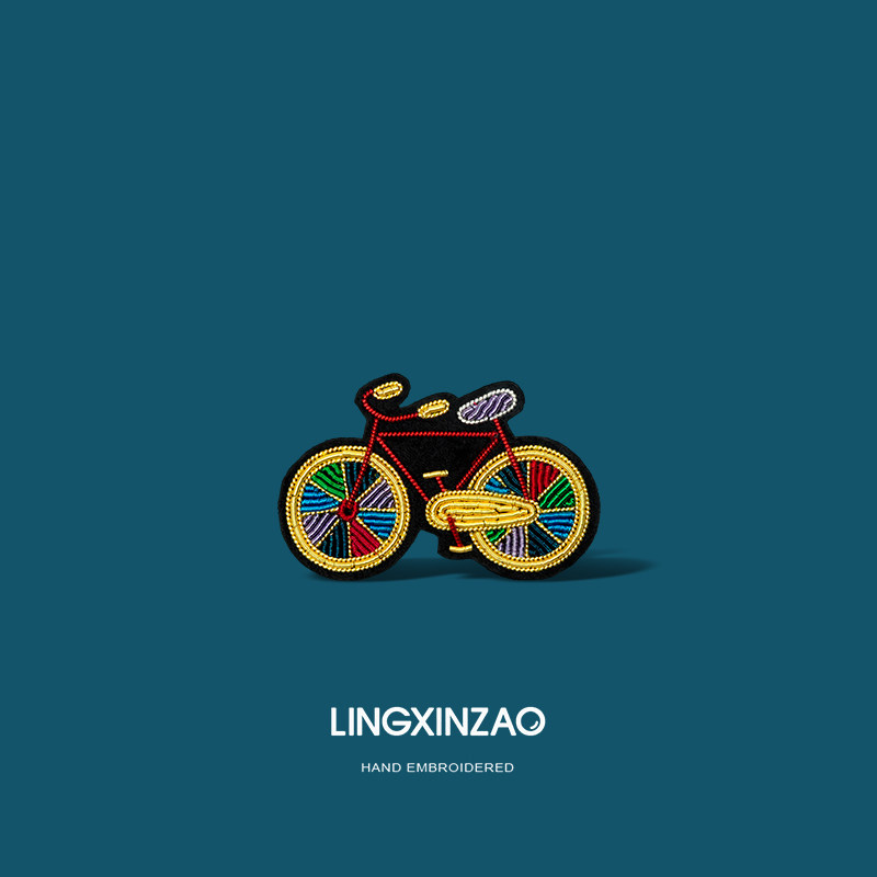 自行车胸针设计感小众高档精致衣服配饰别针徽章防走光爱心胸针扣,淘宝优惠券,粉丝福利购,淘宝优惠卷