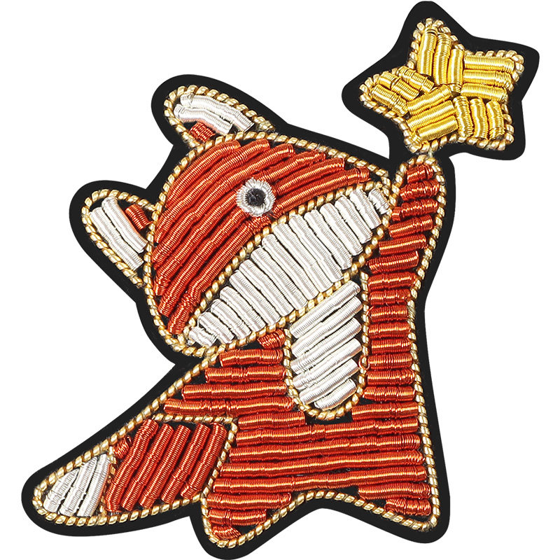 手工刺绣狐狸胸针高档精致衣服别针配饰品卡通可爱设计感小众徽章,淘宝优惠券,粉丝福利购,淘宝优惠卷