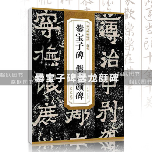 正版历代碑帖精粹南朝爨宝子碑爨龙颜碑简体旁注附技法解析第三辑碑帖毛笔隶书书法练字帖安徽美术出版社 - 图1