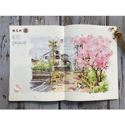 满2件减2元 共2本水彩绘 暖系淡彩绘画课绘森活水彩私享课水彩画教程书水彩教材插画集绘画书籍手绘水粉素描入门自学零基础书 虎窝淘