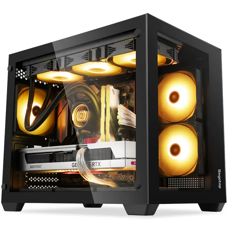 Цветная сборка компьютера: i5 14400f, U5 230F, 245K, 5060ti 8g, 5070Ti, RTX5060 графическая карта, настольный игровой семейный комплект, полная машина, оборудование, diy установка