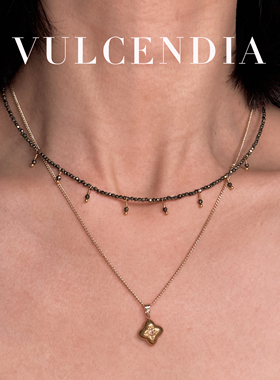 原创设计天然黄铜矿项链女轻奢小众高级感锁骨链极细叠戴2025新款