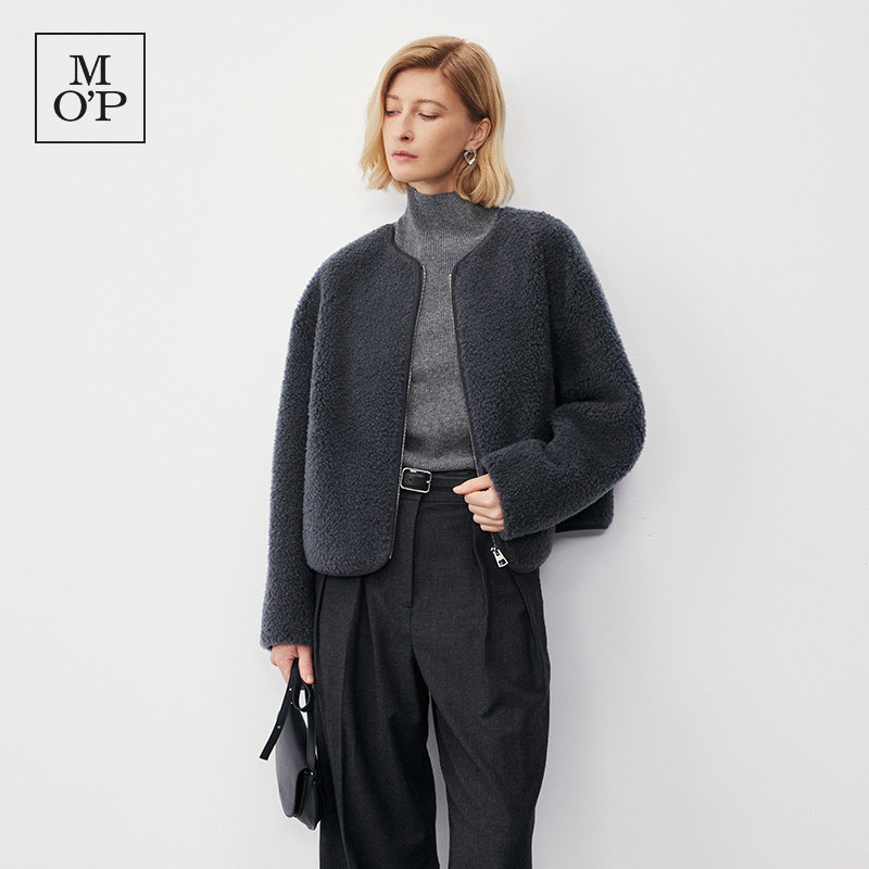 【大乐严选】8号【宣璐同款】MOP冬季绵羊毛静奢小香风外套,淘宝优惠券,粉丝福利购,淘宝优惠卷