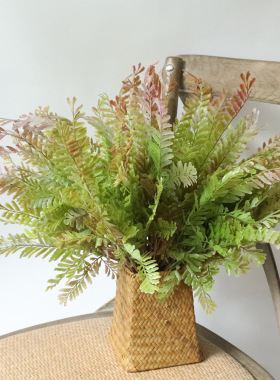 琴艺假花手感凤尾草叶子 出口室内植物墙 仿真花微景观MW仿真植物
