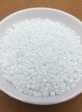 diy奶油米珠饰品玻璃珠流苏线