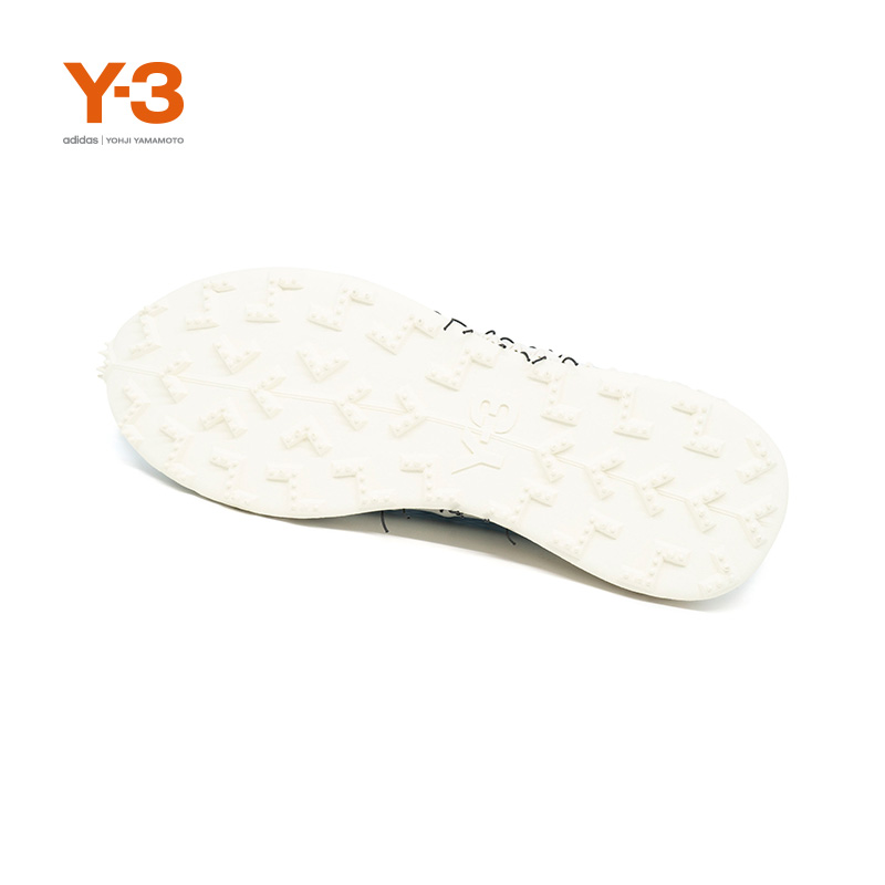 Y-3/Y3山本耀司RUNNER 4D HALO男女同款蓝白拼色运动休闲鞋IE7270-图2