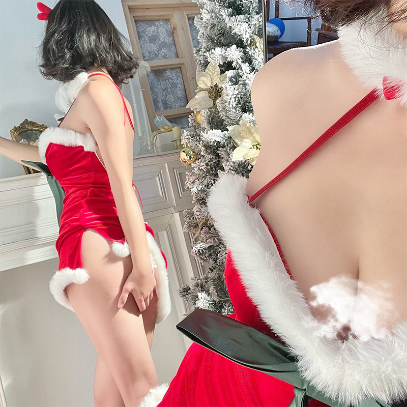 大象春季情趣睡衣新款性感免脱诱惑内衣制服激情挑逗床上红色睡裙