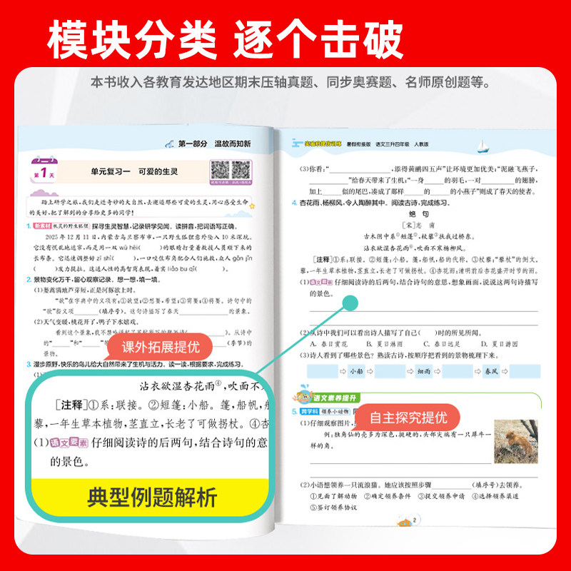 2026秋版实验班暑假衔接一升二升三升四升五升六年级上下册语文人教数学苏教北师青岛英语译林版小学生教材同步暑假预复习作业
