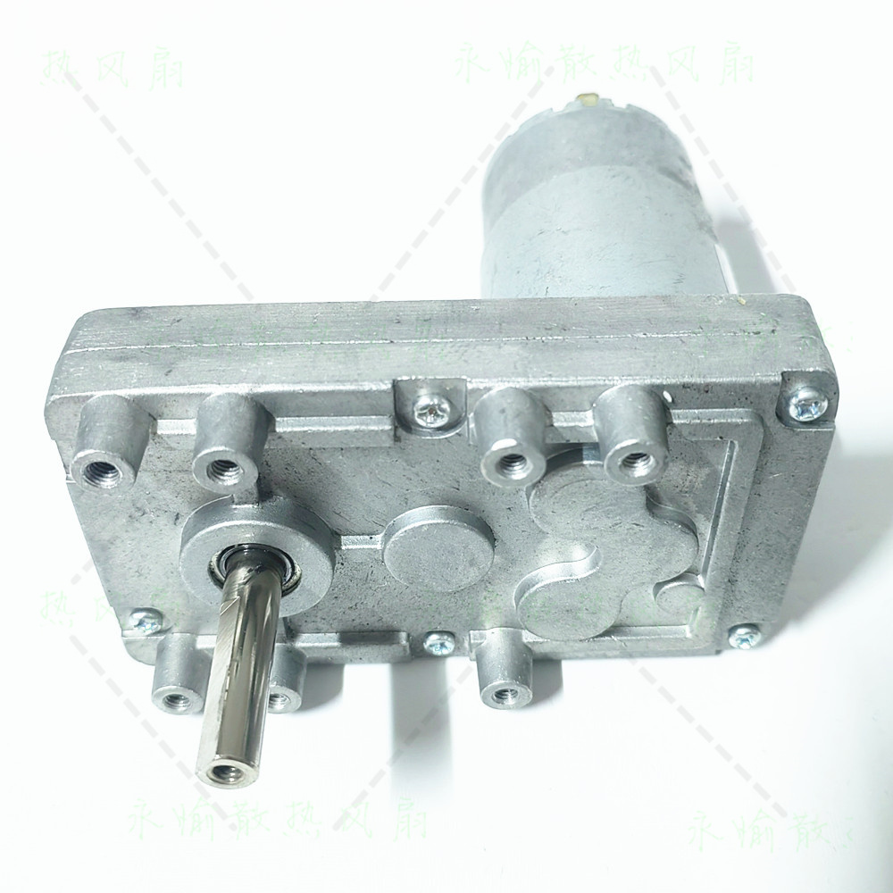 DMKE 60A775-2465 60A775-59长轴 DC24V 65转 7字型减速电机马达 - 图2