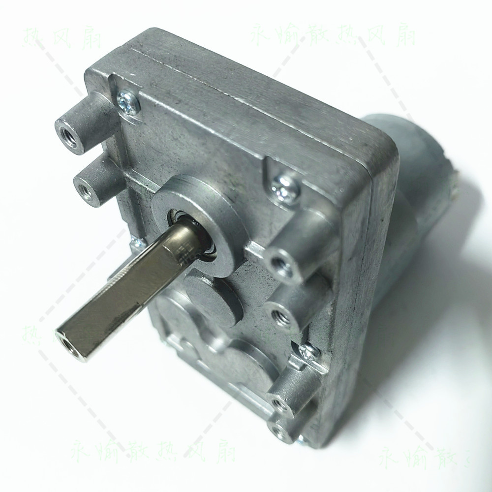 DMKE 60A775-2465 60A775-59长轴 DC24V 65转 7字型减速电机马达 - 图1