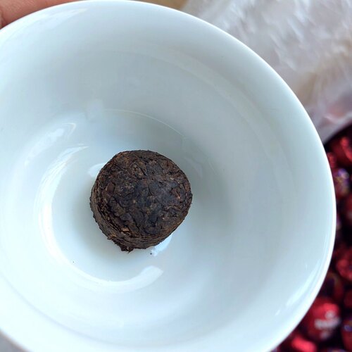 经典原味茶王寨普洱茶熟茶压缩包装醇香沱茶圆形状糯米香罐装250g - 图1