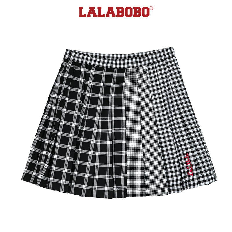 【设计师潮牌】LALABOBO春夏新粉红豹学院百褶半裙|L21B-WXZQ11 - 图2