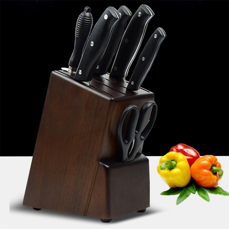 刀槽加宽全实木刀架厨房用品置物架时尚木质刀座放菜刀架子刀具架,淘宝优惠券,粉丝福利购,淘宝优惠卷