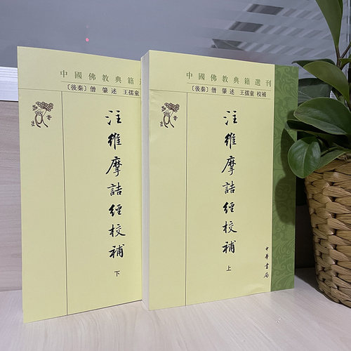 注维摩诘经校补 上下全2册 中国佛教典籍选刊 罗什解经 王孺童 校 僧肇 口述 编 鸠摩罗什 维摩诘经注本注疏广本 中华书局 - 图1