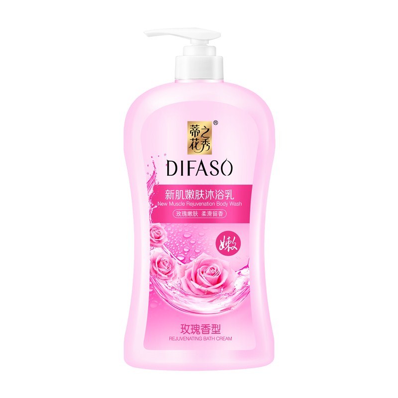 蒂花之秀沐浴露玫瑰嫩肤新肌活肤沐浴乳迷迭香型持久留香1kg包邮 - 图1