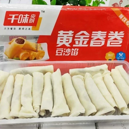 Центральная кухня Цяньвей Золотая весна Полу -Продукт Жареные закуски бобовые пасты наполняют все вегетарианские начинки 64 32 260 г мешков