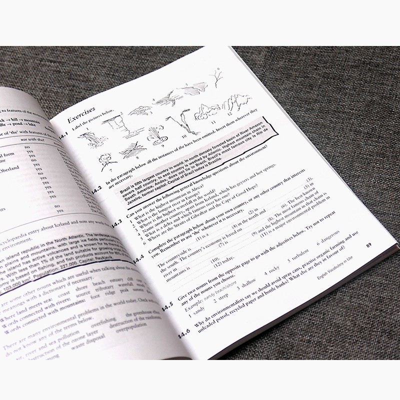English in Use Cambridge Elementary English Vocabulary + Intermediate + Advanced English Edition Full Set of 3 Books Foreign Language Teaching and Research Press