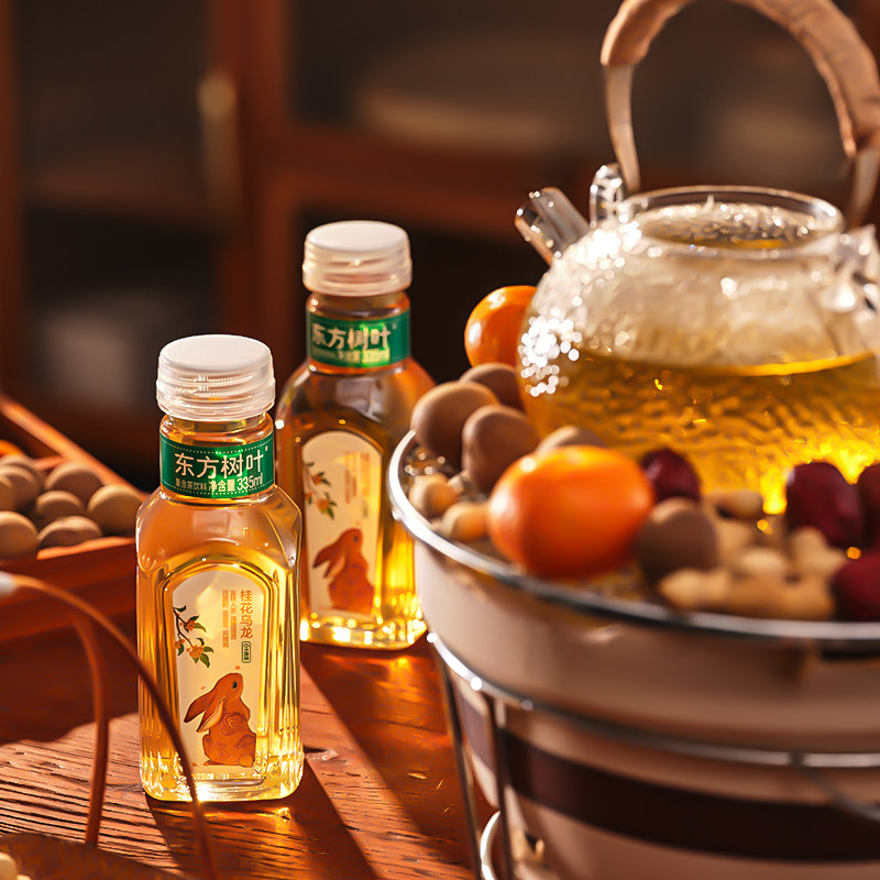 【新品】农夫山泉官方旗舰店东方树叶桂花乌龙茶饮料 335ml*15瓶