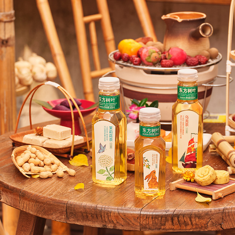 农夫山泉东方树叶无糖饮料500ml*15瓶茉莉花茶 绿茶红茶黑乌龙茶,淘宝优惠券,粉丝福利购,淘宝优惠卷