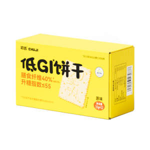 特价初吉低GI饱腹全麦饼干无糖精魔芋卡脂肪压缩180g零食品粗粮