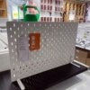IKEA hole board desktop storage assembly
