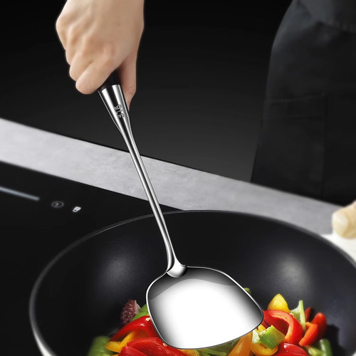 高端德式耐高温316不锈钢长柄锅铲炒菜铲子汤勺漏勺家用厨具套装 - 图1