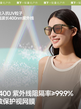 蕉下FD429₂₅方框折叠墨镜女高级感开车专用防紫外线太阳遮阳镜