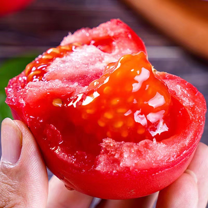 现摘陕西泾阳沙瓤普罗旺斯西红柿大果新鲜整箱孕妇水果番茄自然熟 - 图2