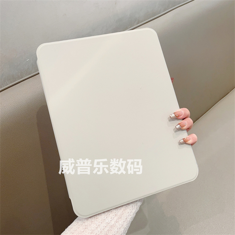 黑煤球DIY公仔360旋转适用ipad10代保护套2023款10.2带笔槽支架Pro11寸苹果Air345平板10.9亚克力防摔壳mini6 - 图0