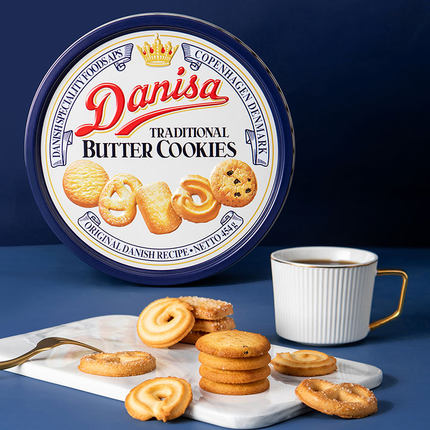 Danisa皇冠丹麦曲奇饼干454g进口黄油曲奇礼盒送礼节日精选礼品